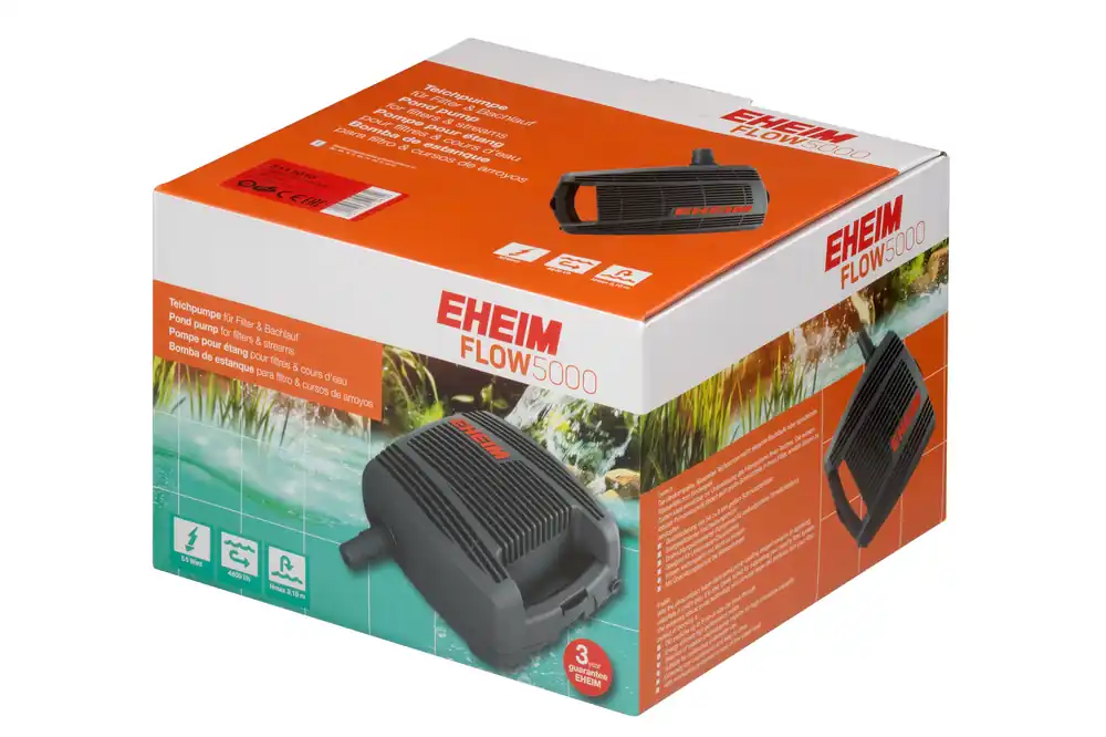 Eheim FLOW5000, Teichpumpe für Filter und Bachläufe Neue Ware