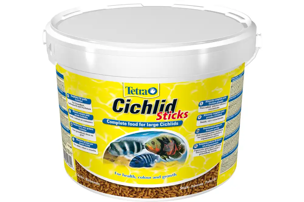 Must-Have Tetra Cichlid Sticks, Hauptfutter-Sticks, 10 Liter