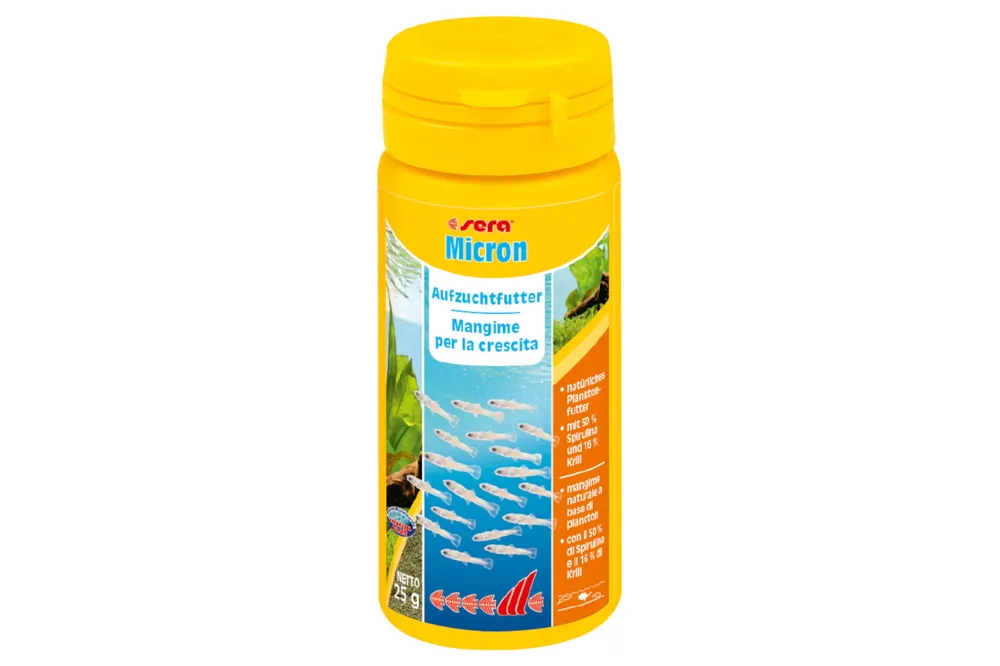 Rabatt Sera Micron Nature, Aufzuchtfutter-Pulver, 50 ml