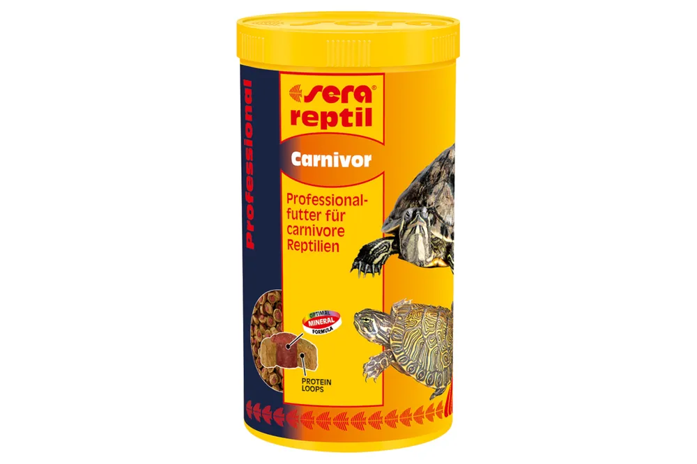 Sera reptil Professional Carnivor Nature, Hauptfutter-Ringe, 250 ml Nur Für Kurze Zeit