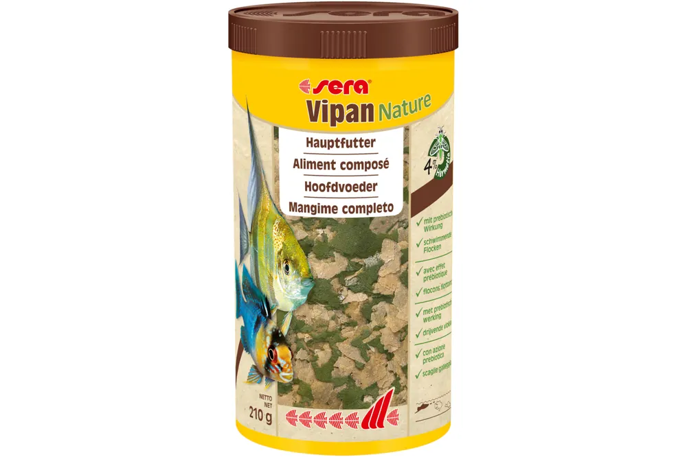 Preisknaller Sera Vipan Nature, Hauptfutter-Flocken, 1.000 ml