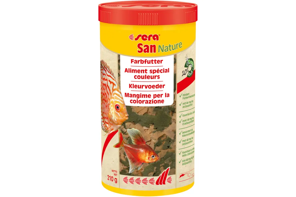 Garantierte Lieferung Sera San Color, Hauptfutter-Flocken, 1.000 ml