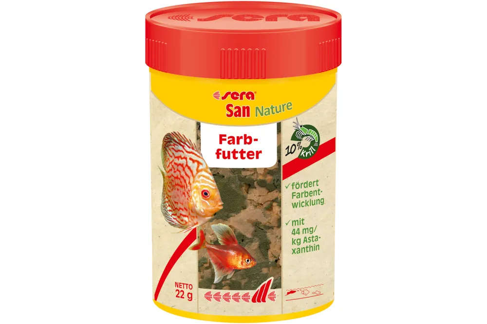 Saisonangebot Sera San Color, Hauptfutter-Flocken, 100 ml