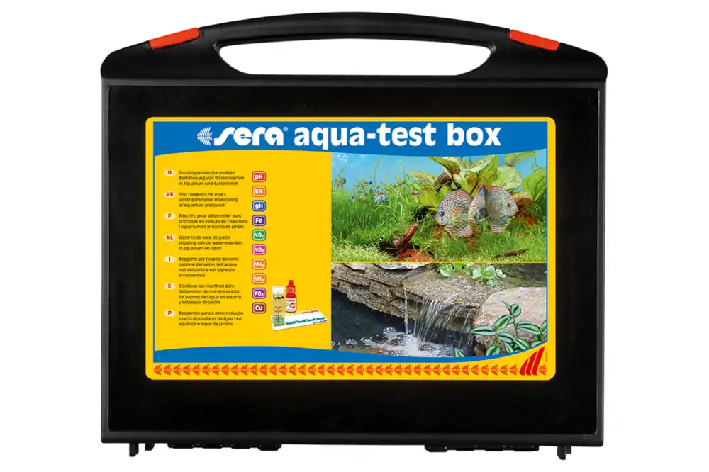 Sera aqua-test box, Wassertest-Set (+Cu) Nur Heute