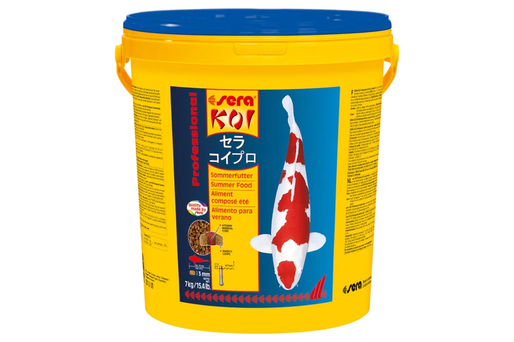 Sera Koi Professional Sommerfutter, Hauptfutter-Pellets, 7 kg (21l) Meistverkauft