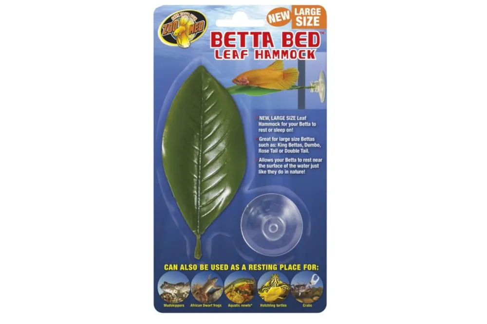 Zoomed Betta Bed - Leaf Hammock Large, Betta-Ruheplatz Direkt Vom Hersteller