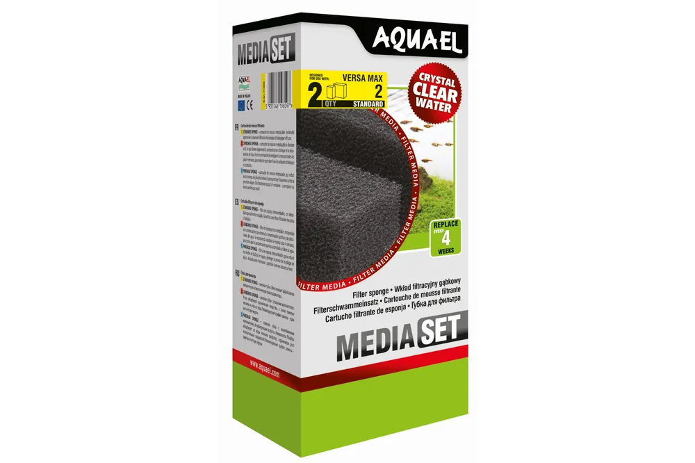 Aquael Filterschwamm Versamax FZN 2, Filter-Ersatz, 2 Stück Letzte Chance