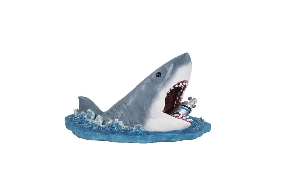 Angebot Penn-Plax Hai mit Lufttank, Jaws Aquarium-Deko, groß