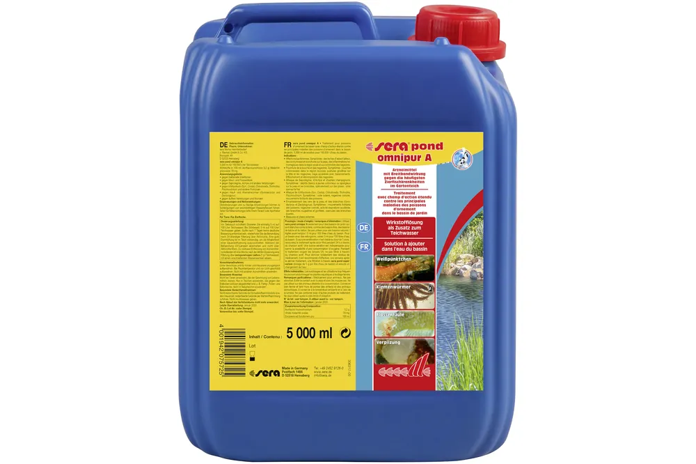 Sera pond omnipur A, Teichfischheilmittel, 5 Liter Echt