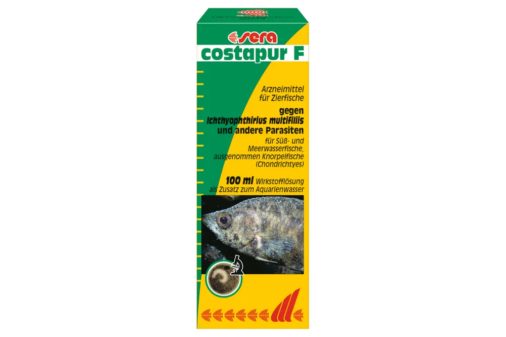 Garantierte Lieferung Sera Costapur F, gegen Ichthyo, 100 ml