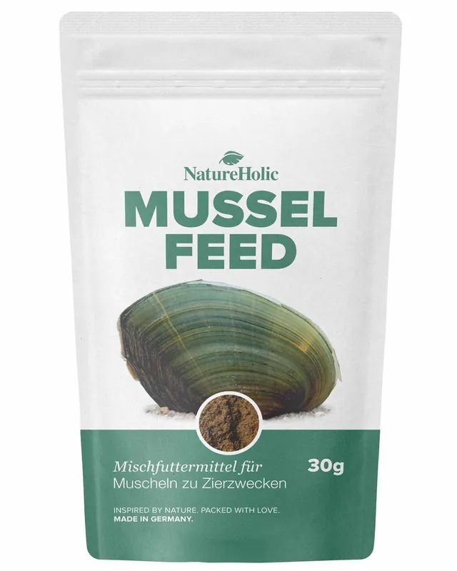 Geprüft NatureHolic Musselfeed, Muschelfutter, 30 g
