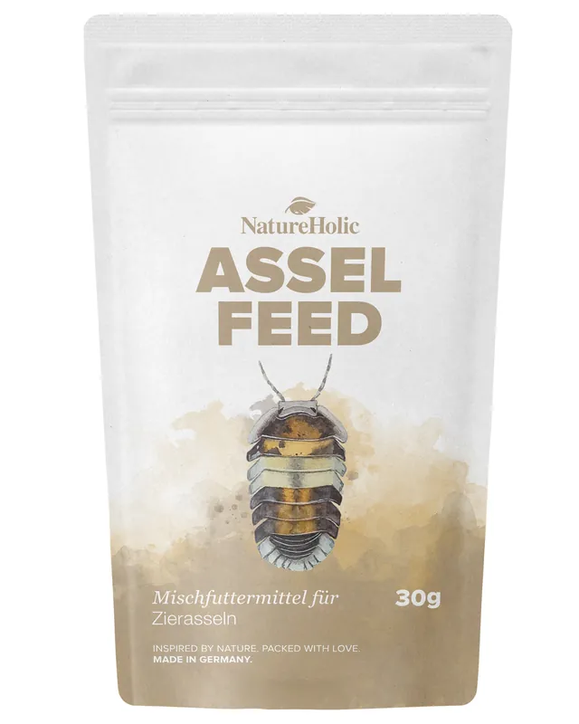 Neuheit NatureHolic AsselFeed, Mischfutter für Asseln, 30 g