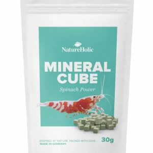 Nur Heute NatureHolic MineralCube Spinat Power, Mineralfutter, 30 g