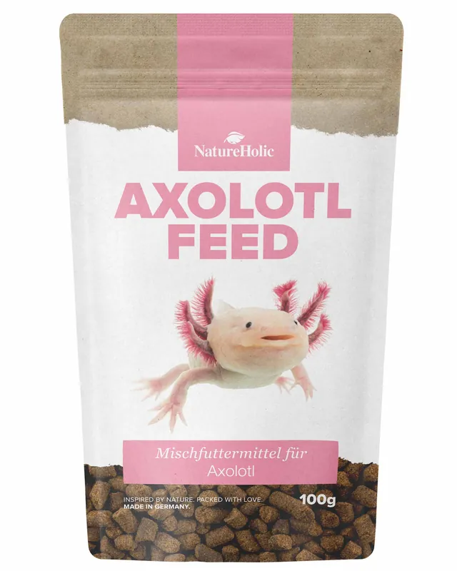 Ausverkauf NatureHolic AxolotlFeed, Axolotl Spezialfutter, 100 g