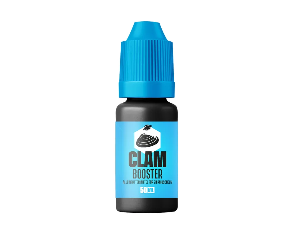 Schneller Versand NatureHolic CLAM BOOSTER, Futter für Süß- & Salzwasser Muscheln, 30 ml