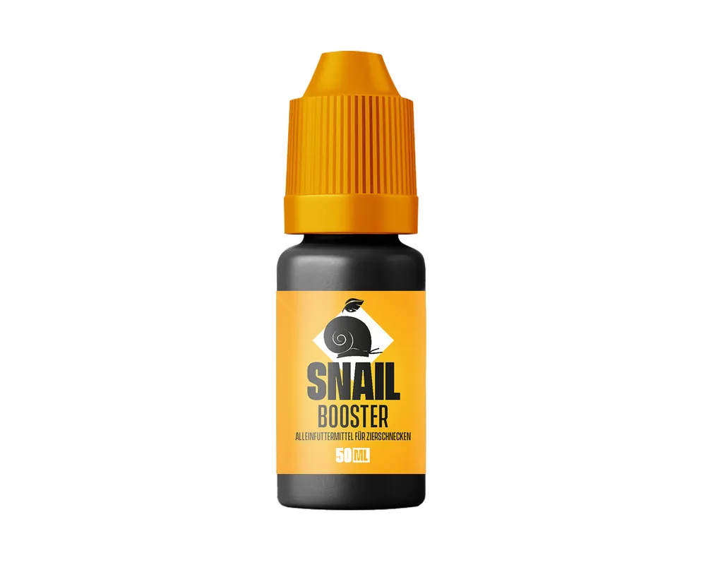 NatureHolic Snail BOOSTER, Futter für Schnecken im Aquarium, 30 ml Finale Aktion