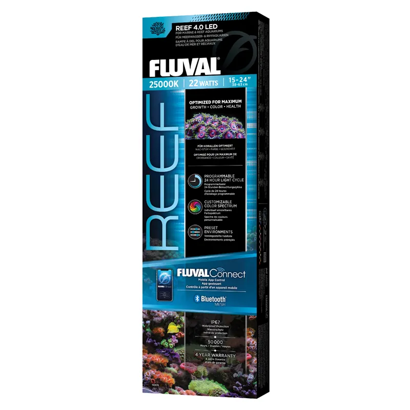 Fluval Reef 4.0 LED, 22W 38,4-63 cm Jetzt Bestellen