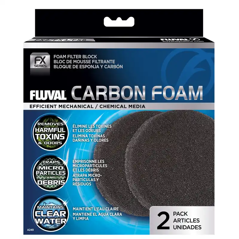 Fluval FX5/6 Kohle/Filterschwamm 2er-Pack Meistverkauft