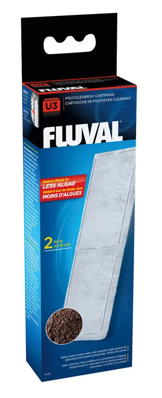 Fluval U3 Clearmax Filtereinsatz 2er-Pack Sonderaktion