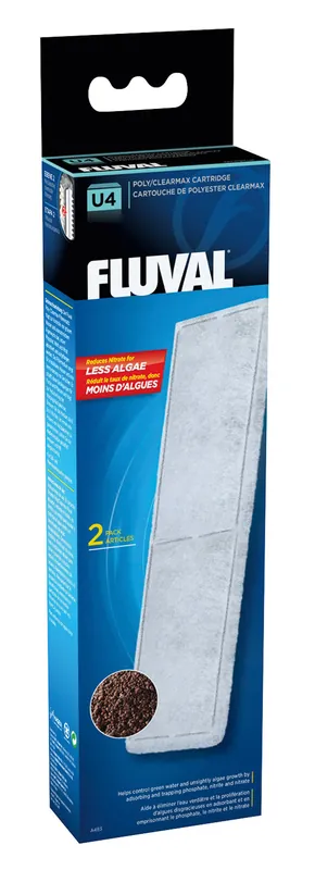 Fluval U4 Clearmax Filtereinsatz 2er-Pack Schneller Versand