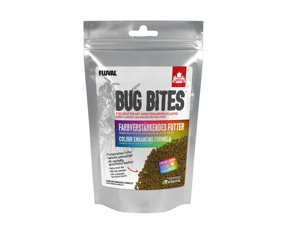 Fluval Bug Bites farbverst. Futter M-L 125g Mega-Angebot