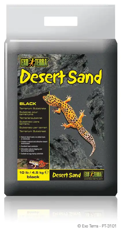 Ausverkauf Exo Terra DesertSand schwarz 4,5kg Terrariensubstrat