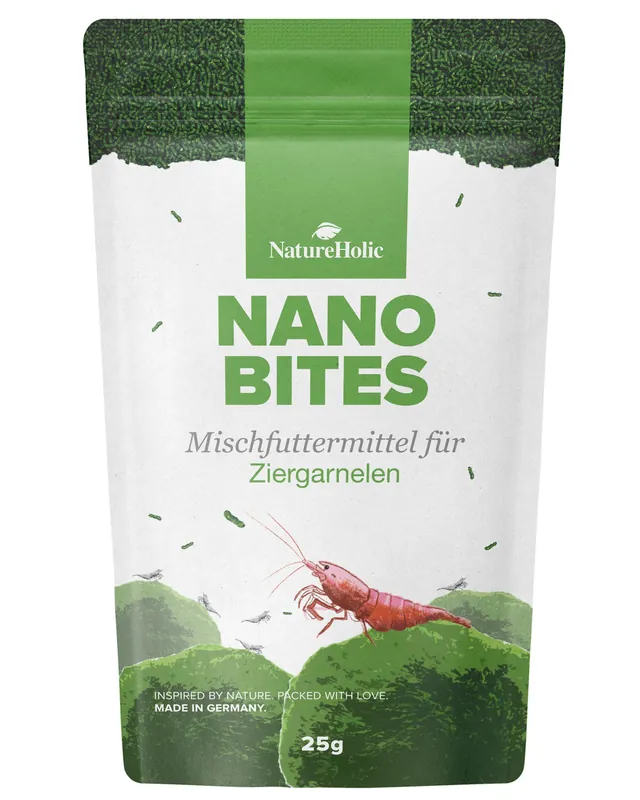 NatureHolic Nano Bites, Futter für Wirbellose, 25 g Wochenendangebot