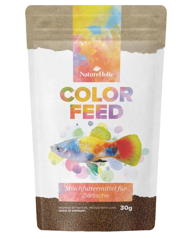 NatureHolic Color Feed, Zierfischfutter zur Farbverstärkung, 30 g Bestseller