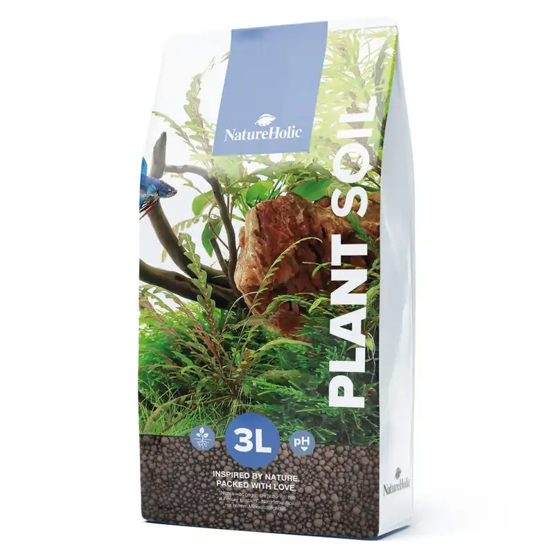 NatureHolic Plant Soil, Vorgedüngter Bodengrund, 3 Liter Sichere Zahlung