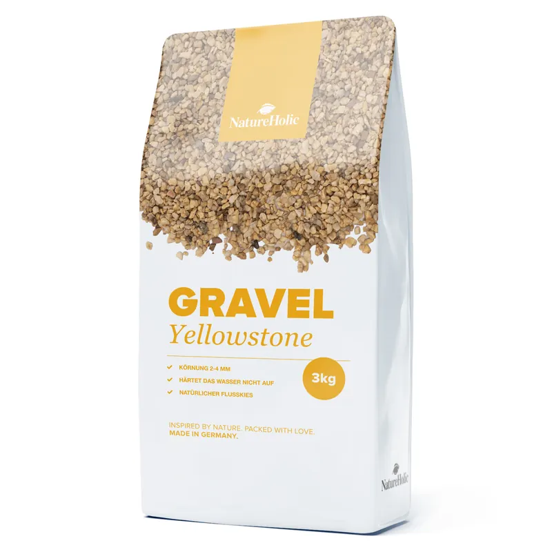 NatureHolic Yellowstone River, Aquarium-Naturkies, 3 kg Saisonangebot