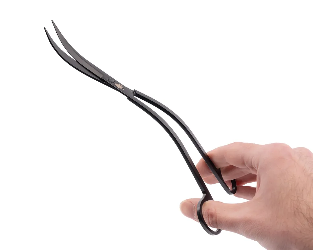 NatureHolic Scaping Scissors wave black, geschwungene Pflanzenschere, 25 cm Angebot