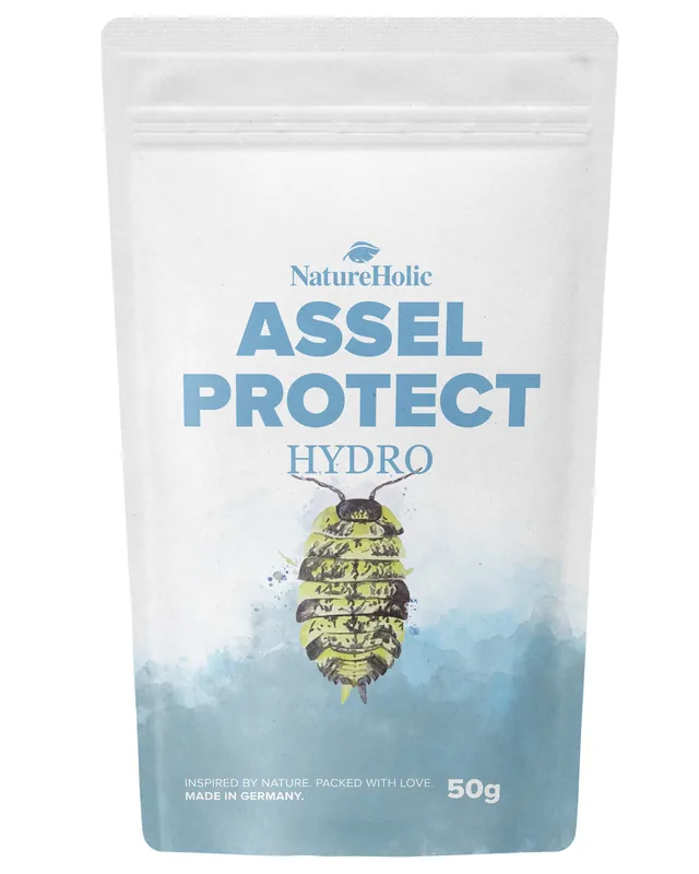 NatureHolic Assel HydroProtect, Wasserspeicher für Asselterrarien, 50 g Expressversand