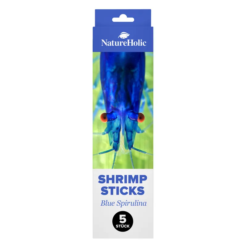 Aktuell NatureHolic Garnelen Lollies „Blue Spirulina“, 5 Lollis