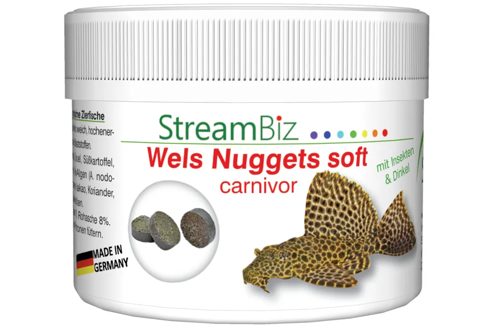 Solange Der Vorrat Reicht Streambiz Wels Nuggets soft Carnivor, 90 g