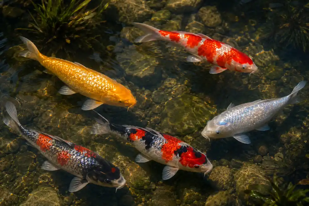Must-Have Koi Ginrin (Glitzerkoi), Mix, 20-25 cm, Cyprinus carpio