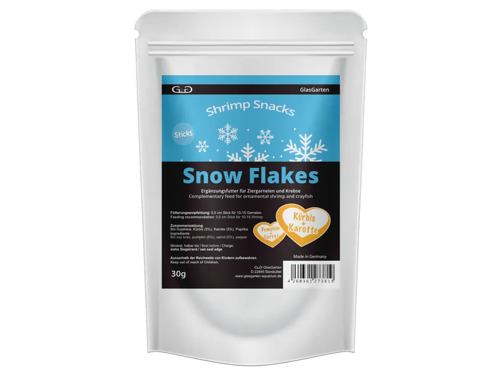 Shrimp Snack Snow Flakes potiron carotte 30g Sale