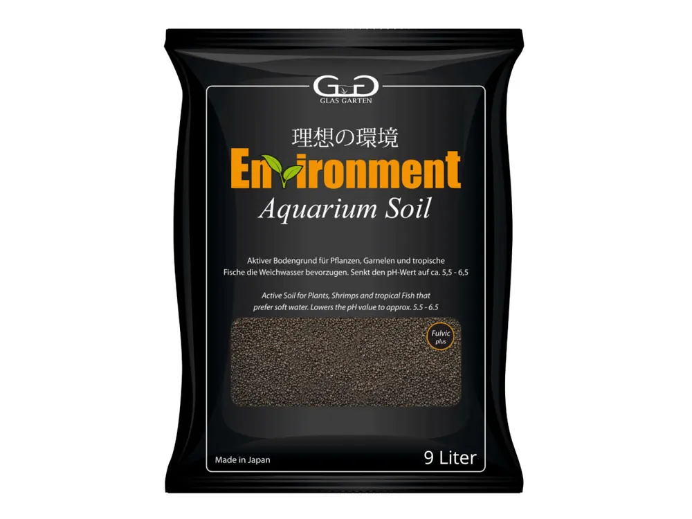 GlasGarten - Medio ambiente Tierra para acuarios 9l Markenprodukt