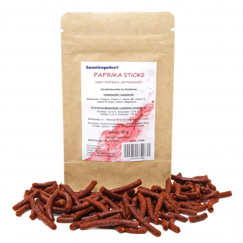 Top-Preis Paprika Sticks 50g