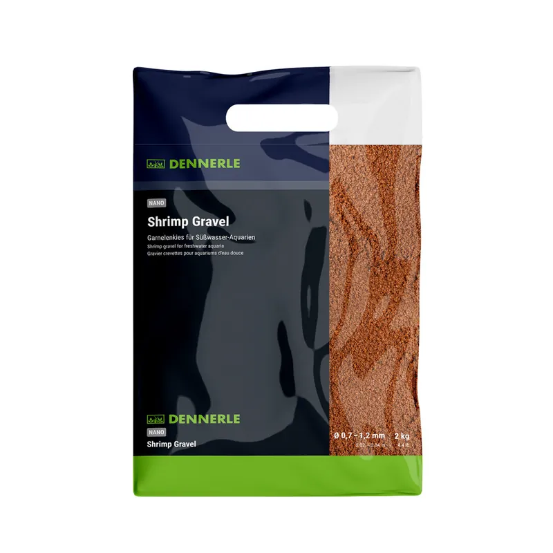 Schnäppchen Nano gravier pour crevettes Borneo brun 0,7-1,2 mm (2 kg)
