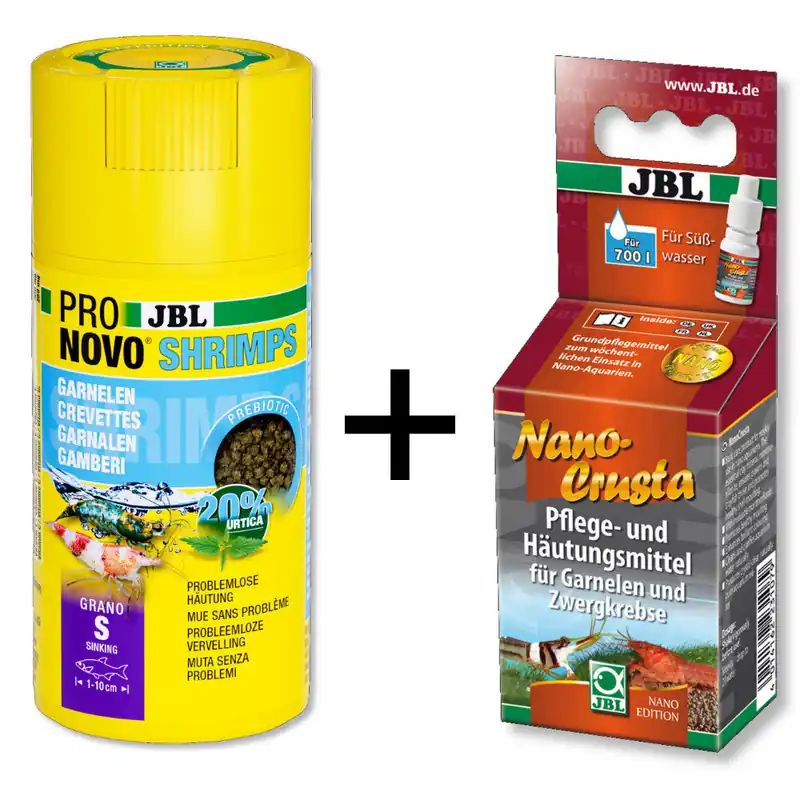 JBL PRONOVO SHRIMPS GRANO S 100ml CLICK + Nano - Crusta 15ml Sofort Bestellen
