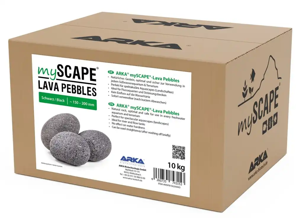 myScape-Rocks Lava Pebbles ca. 150-200mm, 10kg Preisknaller