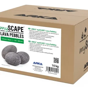 Neu Im Sortiment myScape-Rocks Lava Pebbles env. 150-200 mm, 10kg