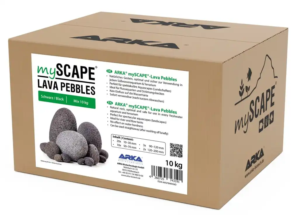 Angebot myScape-Rocks Lava Pebbles Mix, 10kg