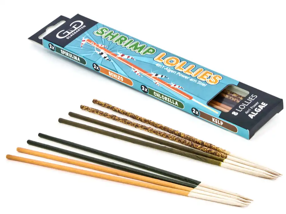 Sonderangebot GlasGarten – Shrimp Lollies – 4in1 Algen Power 8 Stk