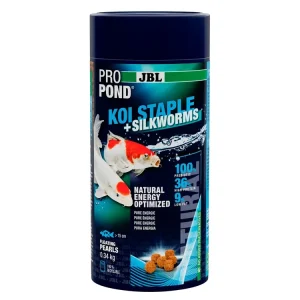 JBL PROPOND KOI STAPLE+SILKWORMS 0.34kg Markenware