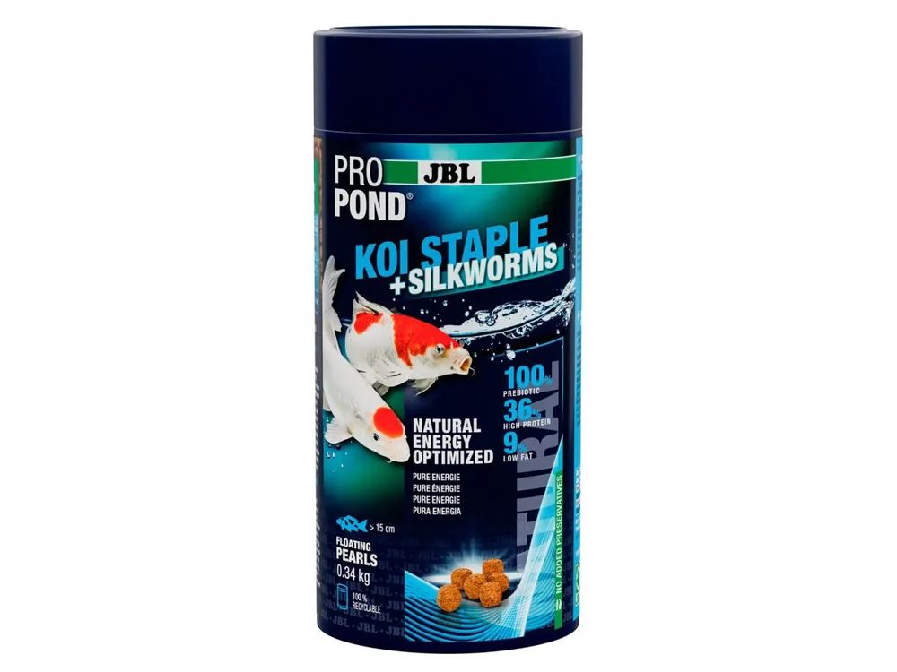 JBL PROPOND KOI STAPLE+SILKWORMS 0.34kg Markenware