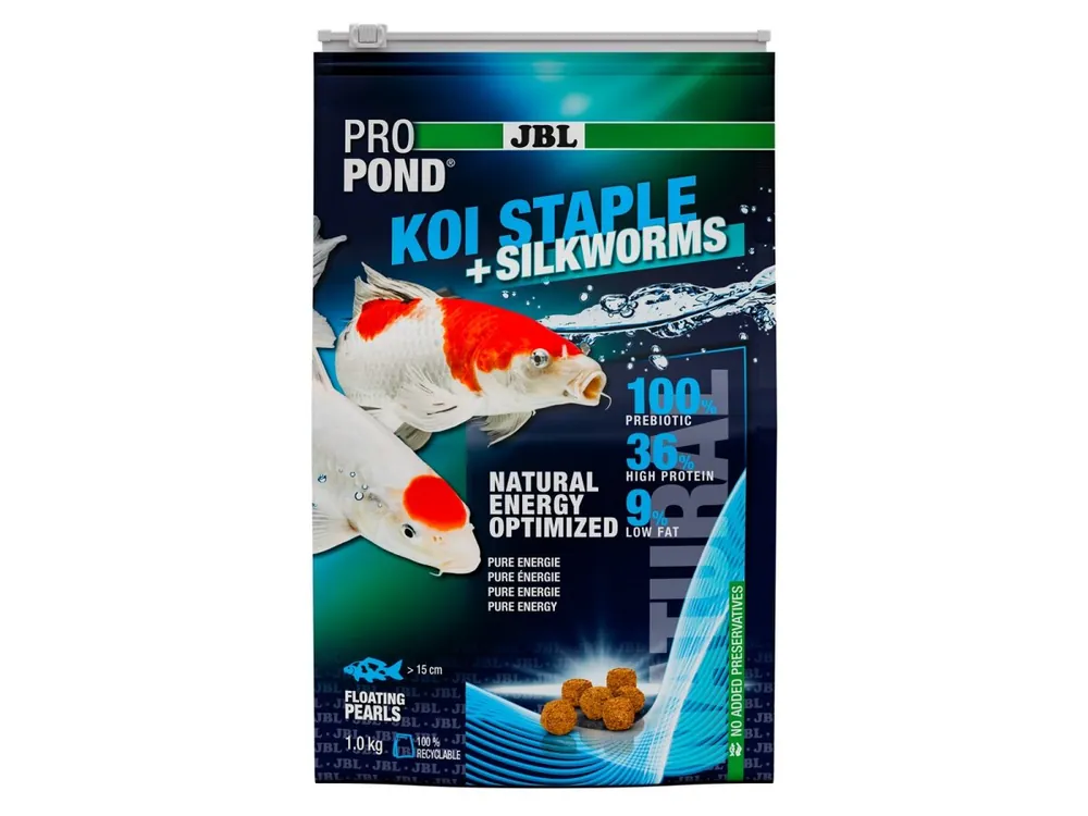 JBL PROPOND KOI STAPLE+SILKWORMS 1.0kg Direkt Vom Hersteller
