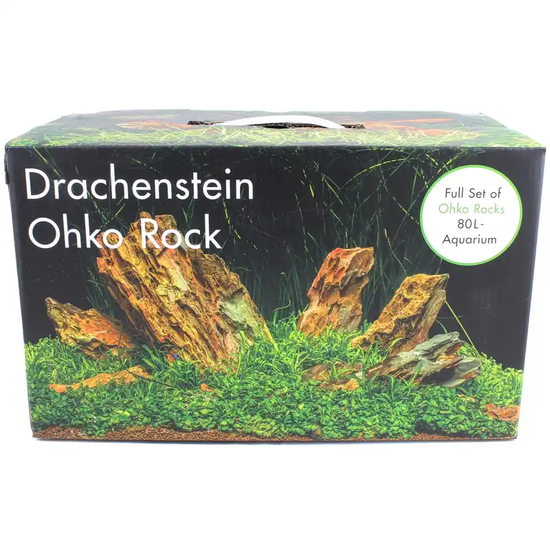 Zertifiziert AquaDeco Deko-Set Drachenstein – Ohko Rock – Dragon Stone – für 80L Aquarium