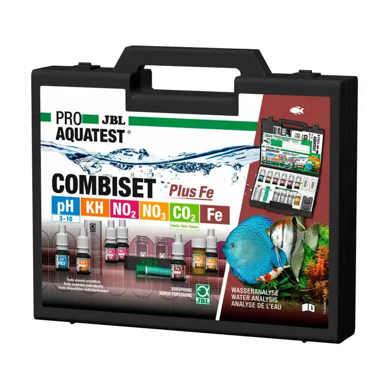 Zertifiziert JBL PROAQUATEST COMBISET Plus Fe