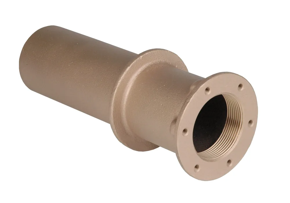 Meistverkauft Lahme Rotguss Wanddurchführung Folienbecken 2" Innengewinde x 1 1/2" Innengewinde. 240 mm lang